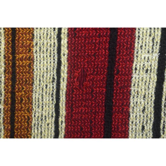 Vintage 70s Rikma Caftan Dress Angel Bell Sleeves Boho Woven Stripes XS S - Picture 6 of 11